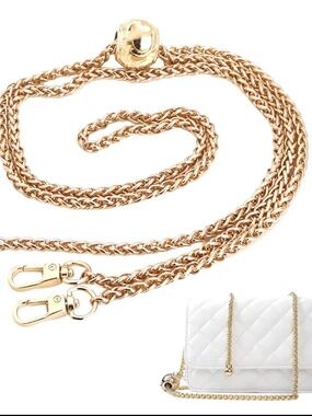 Gold-Tone Bag Chain Replacement Strap